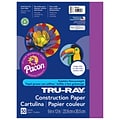 Pacon Tru-Ray 9 x 12 Construction Paper, Magenta, 50 Sheets/Pack, 5 Packs (PAC103000-5)