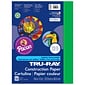 Pacon Tru-Ray 9" x 12" Construction Paper, Festive Green, 50 Sheets/Pack, 5 Packs (PAC103006-5)