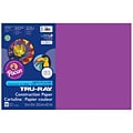 Pacon Tru-Ray 12 x 18 Construction Paper, Magenta, 50 Sheets/Pack, 5 Packs (PAC103032-5)