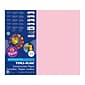 Pacon Tru-Ray 12" x 18" Construction Paper, Pink, 50 Sheets/Pack, 5 Packs (PAC103044-5)