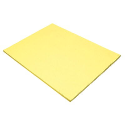 Pacon Tru-Ray 18" x 24" Construction Paper, Light Yellow, 50 Sheets (PAC103078)