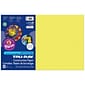 Pacon Tru-Ray 12" x 18" Construction Paper, Lively Lemon, 50 Sheets/Pack, 3 Packs (PAC103403-3)