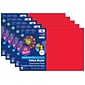 Pacon Tru-Ray 12" x 18" Construction Paper, Festive Red, 50 Sheets/Pack, 5 Packs (PAC103432-5)
