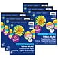 Pacon Tru-Ray 9" x 12" Construction Paper Pad, Assorted Hot Colors, 40 Sheets/Pack, 6 Packs (PAC6593-6)