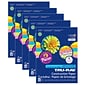 Tru-Ray® Construction Paper, 5 Assorted Hot Colors, 9" x 12", 50 Sheets Per Pack, 5 Packs (PAC6596-5)