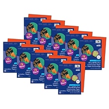 Prang® Construction Paper, Orange, 9 x 12, 50 Sheets Per Pack, 10 Packs (PAC6603-10)