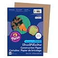 Pacon SunWorks 9 x 12 Construction Paper, Light Brown, 50 Sheets/Pack, 10 Packs (PAC6903-10)