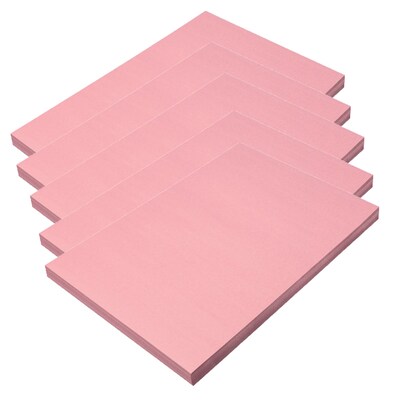 Pacon SunWorks 12 x 18 Construction Paper, Pink, 100 Sheets/Pack, 5 Packs (PAC7008-5)