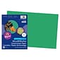 Pacon SunWorks 12" x 18" Construction Paper, Holiday Green, 50 Sheets/Pack, 5 Packs (PAC8007-5)