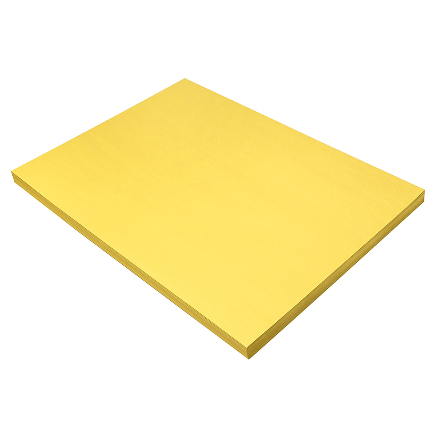 Pacon SunWorks 18 x 24 Construction Paper, Yellow, 100 Sheets (PAC8418)