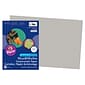 Prang® Construction Paper, Gray, 12" x 18", 50 Sheets Per Pack, 5 Packs (PAC8807-5)