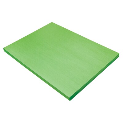 Pacon SunWorks 18" x 24" Construction Paper, Bright Green, 100 Sheets (PAC9618)