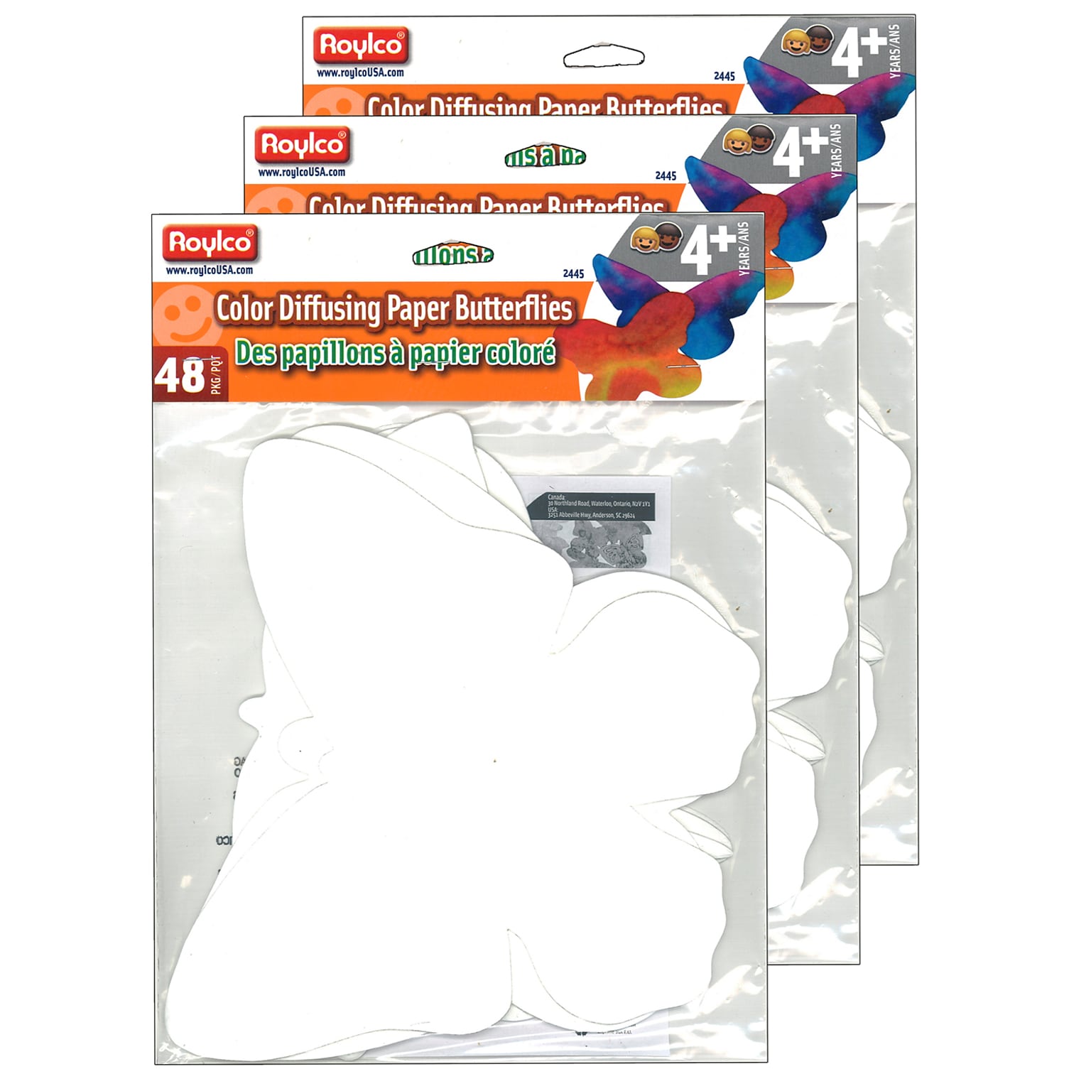 Roylco Color Diffusing Paper Sealife, 48 Per Pack, 3 Packs (R-2446-3)