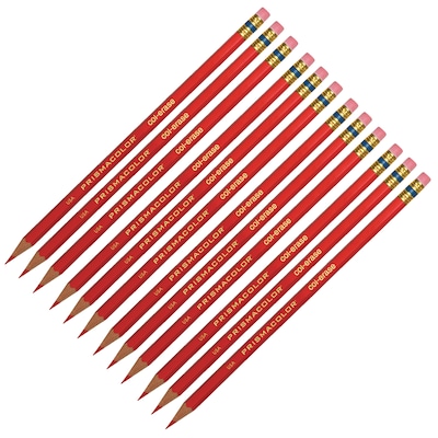 Prismacolor Premier Col-Erase Colored Pencils, Red, 12/Bundle (SAN20045-12)