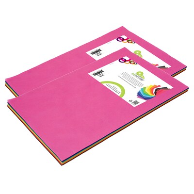 Smart-Fab Art & Decoration Fabric Sheets, 12 x 18, Assorted, 45/Pack, 2 Packs/Bundle (23812184599-2)