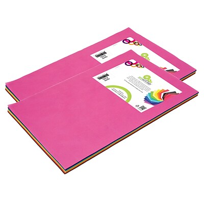 Smart-Fab Art & Decoration Fabric Sheets, 12 x 18, Assorted, 45/Pack, 2 Packs/Bundle (23812184599-2)