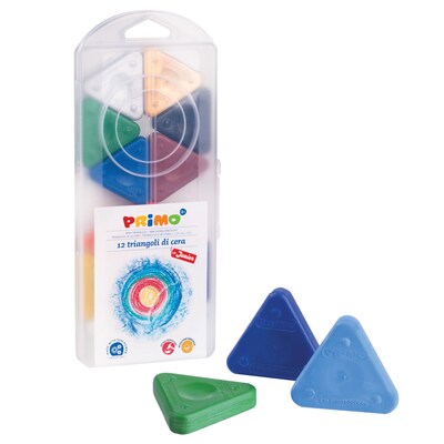 Primo Triangle Crayons, 12/Pack, 2 Packs (STW0731TR-2)