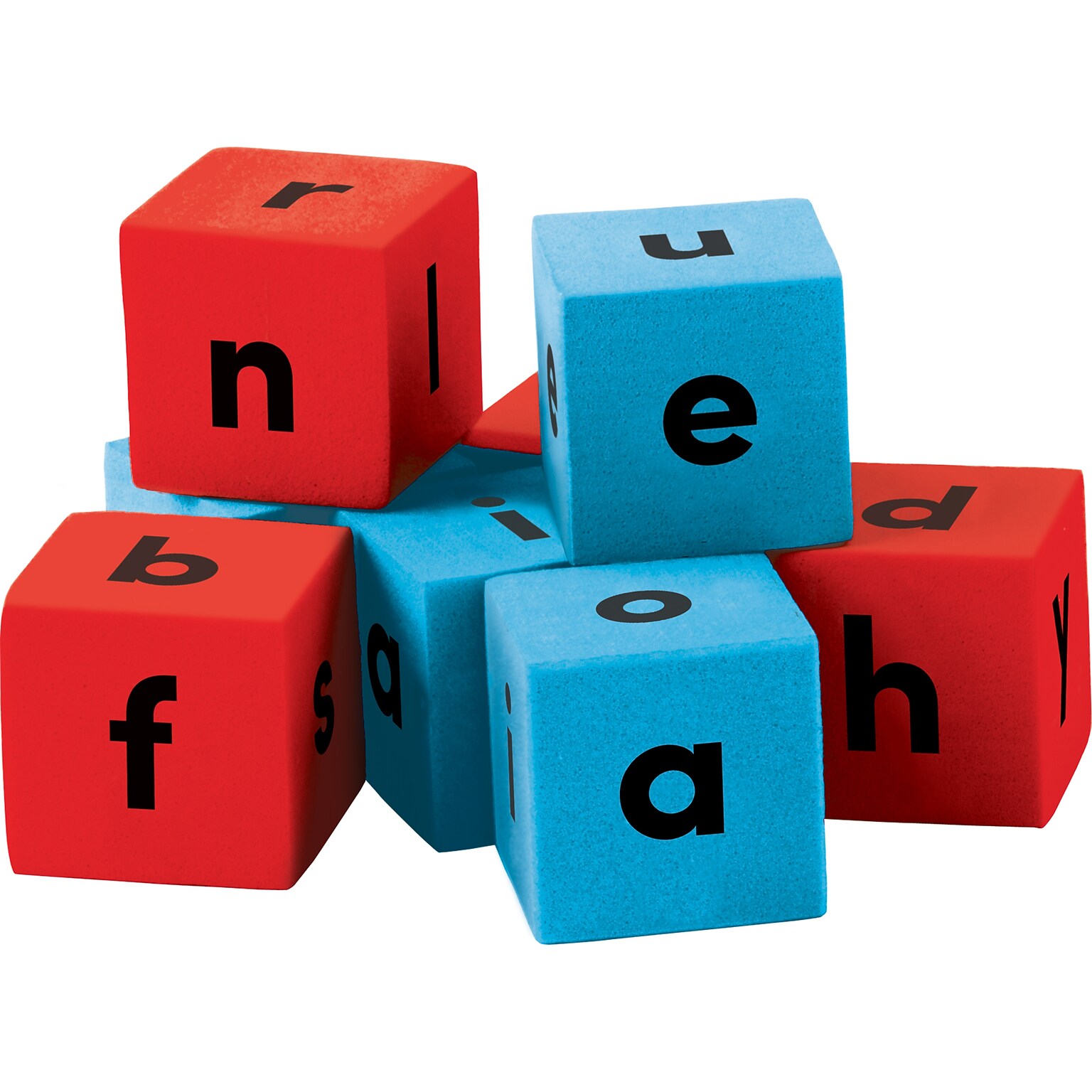 Teacher Created Resources Foam Alphabet Dice, Red/Blue, 20/Pack, 3 Packs (TCR20704-3)
