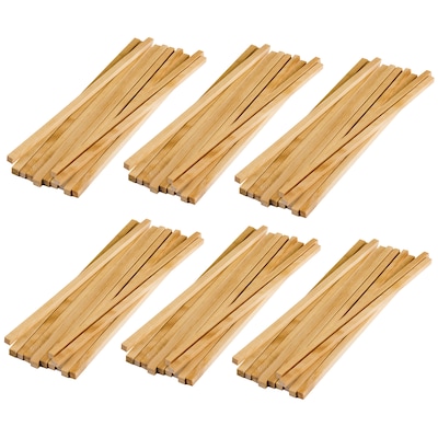 Teacher Created Resources STEM Basics Square Wood Dowels, Natural Wood, 12/Pack, 6 Packs (TCR20928-6