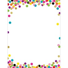 Teacher Created Resources Confetti Computer Paper, 8.5 x 11, 50 Sheets/Pack, 6 Packs (TCR2735-6)