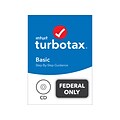 TurboTax Basic 2021 Federal for 1 User, Windows and Mac, CD/Download (5100238)