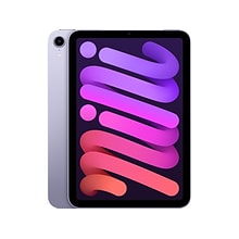Apple iPad mini 8.3 Tablet, 6th Gen, 256GB, Wi-Fi, Purple (MK7X3LL/A)