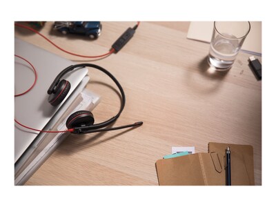 Poly Blackwire C3225 USB-C Stereo Headset, UC Certified (80S04AA)
