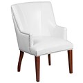 Flash Furniture Leather Side Chair White(CH162930WH)