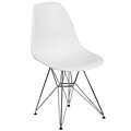 Flash Furniture Plastic Chair 2 (2FH130CPP1WH)