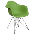 Flash Furniture Plastic Chair 2 (2FH132CPP1GN)