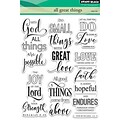 Penny Black All Great Things Clear Stamps, 5 x 7 (PB30406)