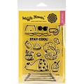 Waffle Flower Crafts Stay Cool Clear Stamps, 4 x 6 (271106)