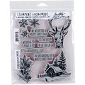 Stampers Anonymous Scribble Woodland Tim Holtz Cling Stamps, 7 x 8.5 (CMS-282)