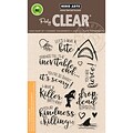 Hero Arts Killer Messages Clear Stamps, 4 x 6 (HA-CM168)