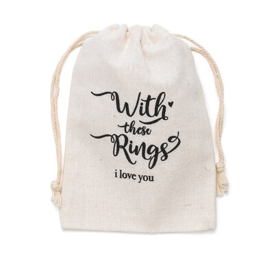 Hortense B. Hewitt With These Rings Wedding Ring Bag (54826ST)