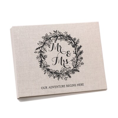 Hortense B. Hewitt Rustic Wreath Guest Book (54858ST)