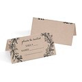 Hortense B. Hewitt Rustic Wreath Place Card, 25 Pack (54870ST)