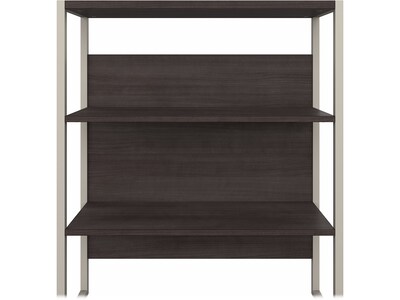 Bush Business Furniture Hybrid 36 "W Desktop Hutch, Storm Gray (HYH236SG)