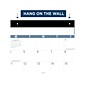 2022-2023 AT-A-GLANCE Easy-to-Read 17" x 21.75" Academic Monthly Desk Pad Calendar, White/Blue (SKLPAY-32-23)
