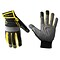 Zero Friction Yellow Ultra Suede Work Glove, Nylon/Polyurethane, Universal Fit, 1 Pair