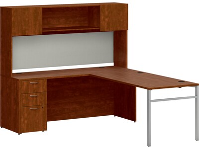 HON Mod 60 Executive Workstation with Storage, Russet Cherry (HLPL8472LDSKRC1ULEGS)