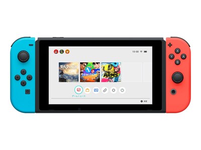 Nintendo Switch, LCD, Neon Blue/Red Joy-Con, 32GB, Black (HADSKABAA)