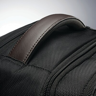 Samsonite Kombi 4 Square Backpack Black/Brown Ballistic Nylon (92312-1051)