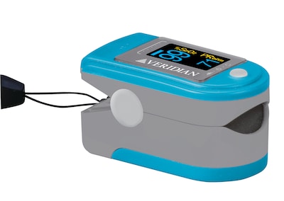 Veridian Healthcare Fingertip Pulse Oximeter, Blue (CMS50DA)