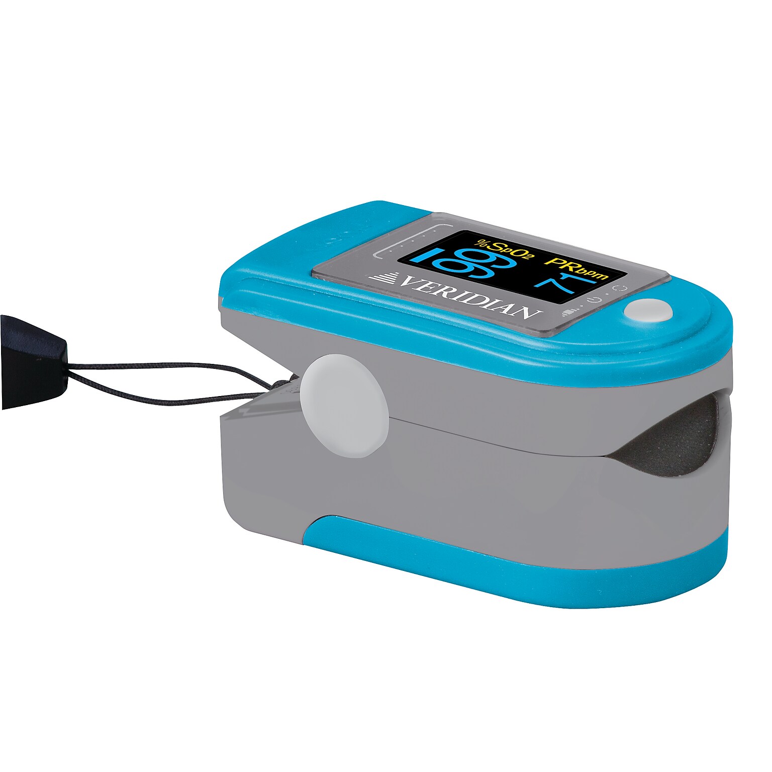 Veridian Healthcare Fingertip Pulse Oximeter, Blue (CMS50DA)