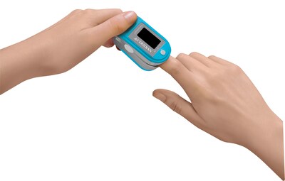 Veridian Healthcare Fingertip Pulse Oximeter, Blue (CMS50DA)