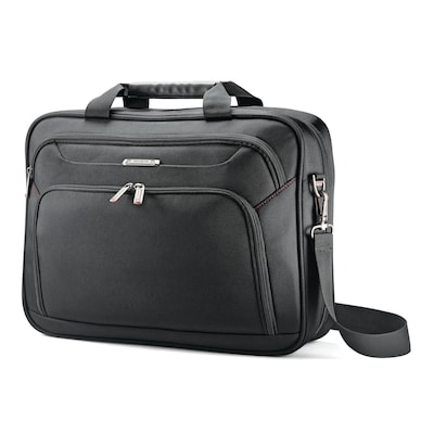 Samsonite Xenon 3.0 Laptop Briefcase, Black Polyester (89436-1041)