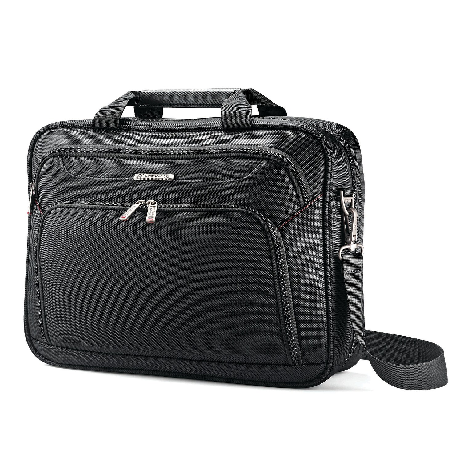 Samsonite Xenon 3.0 Polyester Briefcase, Laptop Compatible, Black (89436-1041)