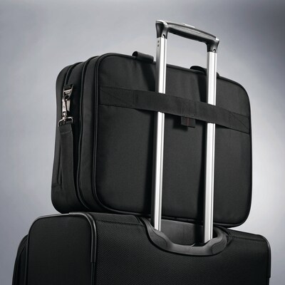 Samsonite Xenon 3.0 Laptop Briefcase, Black Polyester (89433-1041)