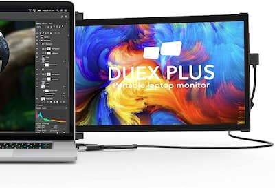 Mobile Pixels DUEX Plus 13.3IPS LCD Slide-Out Display for Laptops, Deep Gray (101-1006P01)